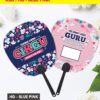 (Pos 08-10 May) Kipas Guru - Blue Pink