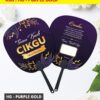 (Pos 08-10 May) Kipas Guru - Purple Gold