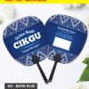 (Pos 08-10 May) Kipas Guru - Batik Blue
